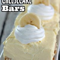 Banana Cheesecake Bars